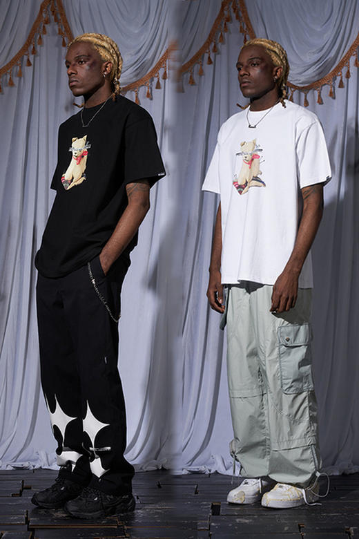 RELABEL 21SS 主题趣味动物印花高克重圆领宽松体恤 商品图5