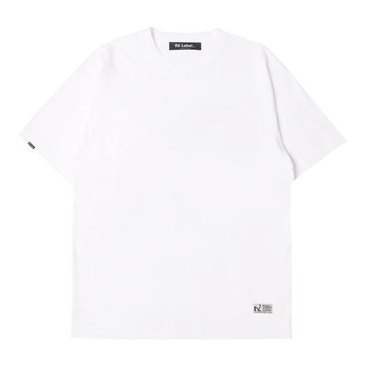 RELABEL 20SS 夏季宽松休闲外穿纯色五分短袖男潮牌情侣T恤上衣 商品图4