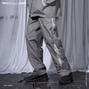 RELABEL 21SS灰色撞色拼接多结构分割明线宽松休闲长裤 商品缩略图2