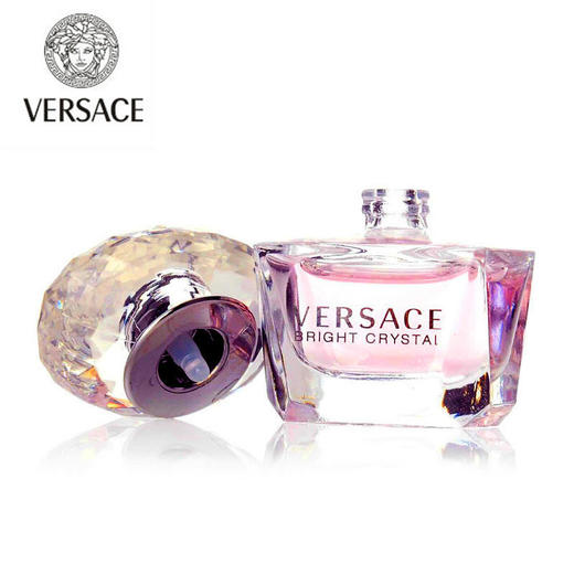 Versace范思哲bright crystal水晶粉钻女香水小样5MLq版玫瑰柑橘 商品图2