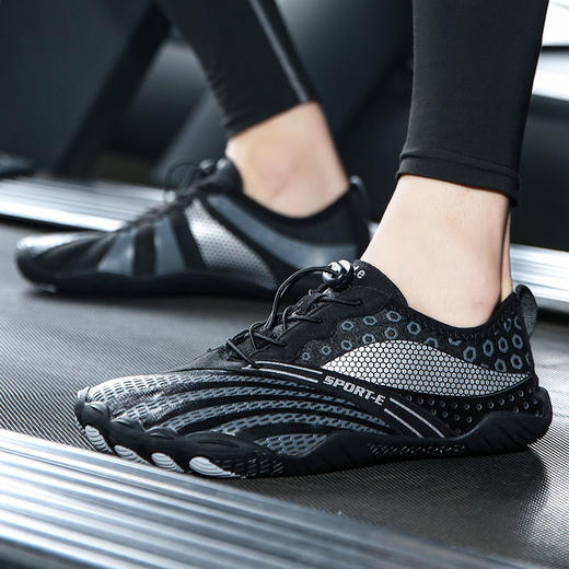 室内健身鞋男女跳操跳绳鞋减震软底跑步机鞋健身房静音训练鞋 商品图4