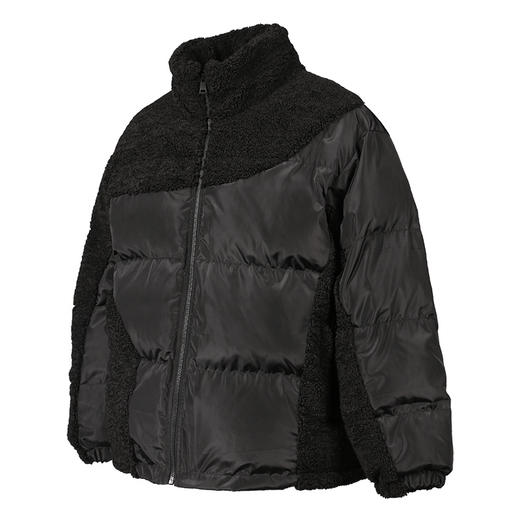 RELABEL 20AW厚实羊羔绒弧线拼接多层次结构羽绒服 商品图4