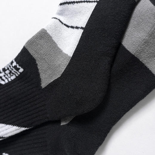 ENSHADOWER隐蔽者夏季新款几何撞色长筒袜男士袜机能高帮袜两双装 商品图3