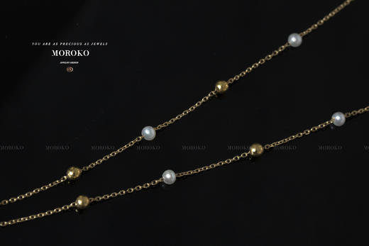 落月·星辰 | 水滴马贝项链 商品图6