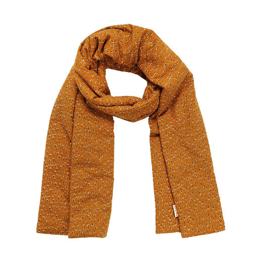 HUJI祤集厚款长围巾插画花植系列 商品图2