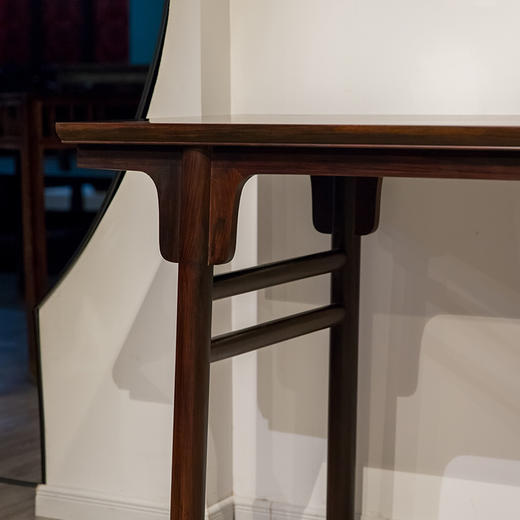 红木独板夹头榫刀牙板平头案 商品图3