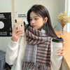 「12.12直降！双十二狂欢」2021年新款围巾女千鸟格ins冬季韩版百搭学生情侣男披肩保暖围脖 商品缩略图0