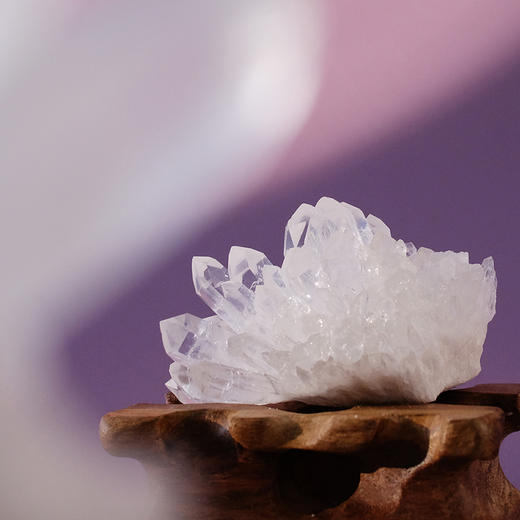 高山白水晶晶簇居家摆件 商品图1