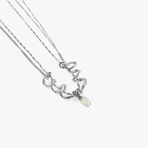 22SS CHAOS ｜巴别塔  钉子系列 - 双扭转钉子项链 商品图1