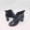 LFGJ  20004 秋冬设计师新款圆头系带英伦风时尚百搭减龄小短靴 商品缩略图4