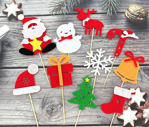 圣诞系列插件 圣诞袜 圣诞树帽 铃铛 礼盒 雪松圣诞老人等 装饰插件 商品图0