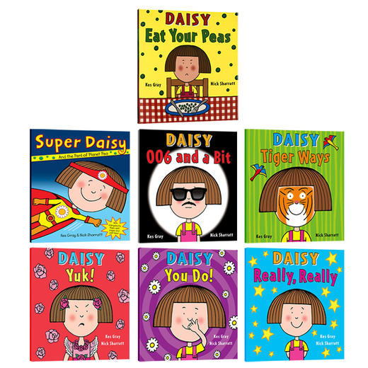 鬼马精灵黛西7本套装 英文原版绘本 Daisy 吴敏兰书单 Kes Gray 创意教学 英文版儿童启蒙读物 进口英语儿童图画故事书籍 商品图1
