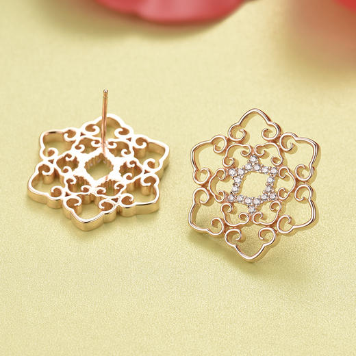 【采购专享】宫里的世界&BYJ 团团圆圆耳环 商品图2