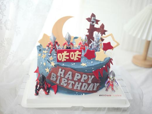 男孩蛋糕 小男孩心中YYSD 星球奥特曼 商品图0