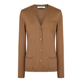 MAX MARA 麦丝玛拉 女士ERICE系列羊毛V领针织开衫 ERICE