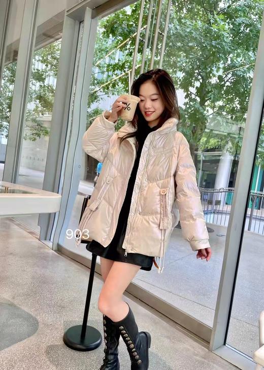 大空间903款新款时尚洋气加厚白鸭绒短款羽绒服 商品图0