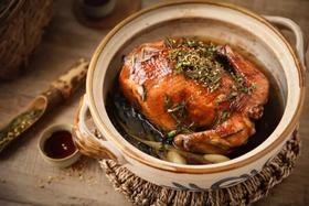 经典杭帮菜--茶香鸡