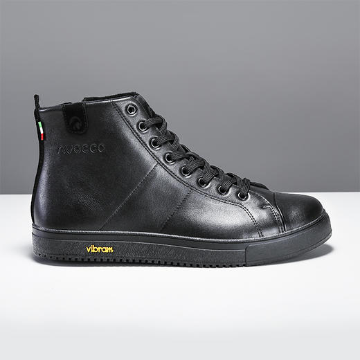 Vibram冰面防滑AVOCCO冬款UCCELLO系列加绒保暖小皮鞋 商品图5