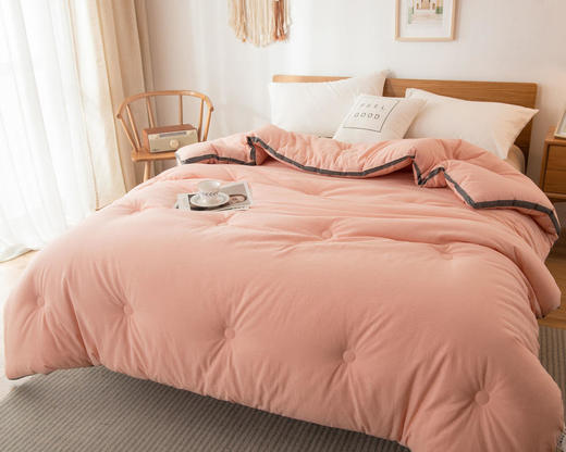 无印良品大豆纤维被 柔软透气 耐洗耐用 舒爽亲肤 易于维护 抗污性强 商品图1