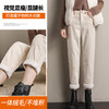 高腰直筒牛仔裤女2020年新款秋装显瘦百搭宽松米白色九分烟管裤子1801-WX072-DJ99 商品缩略图1