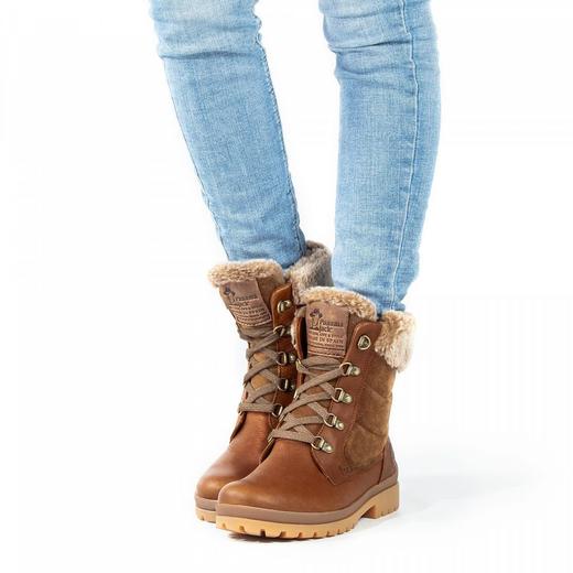 #断码特价36码#西班牙原产时尚舒适加毛款女士皮靴 TB1黄褐色(优质保暖毛内衬) 商品图7