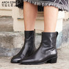 【活动价】安启美奈粗跟复古尖头百搭时装女靴52183 商品缩略图4