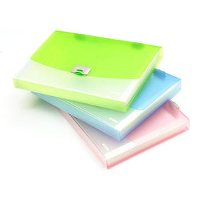 晨光透明风琴包银锐AWT90961文件夹多层学生分类资料册收纳试卷夹（颜色随机）