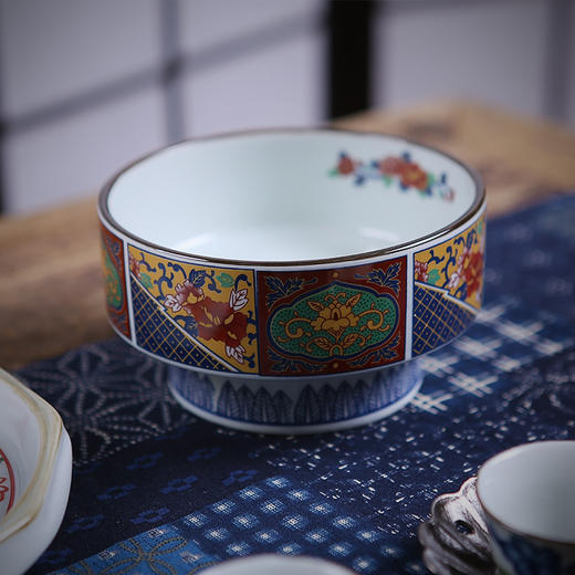 复古宫廷高脚碗_金牡丹 料理餐具 养生茶具 银耳汤碗  茶道配件 商品图1