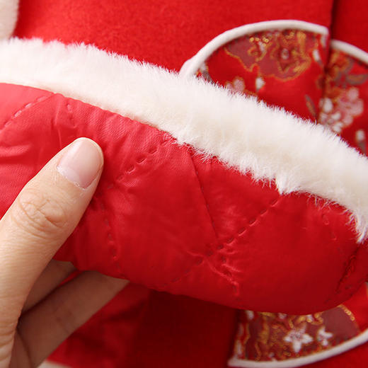 【SSEMMY】喜气洋洋迎新年，加绒夹棉汉服女孩套装 商品图7