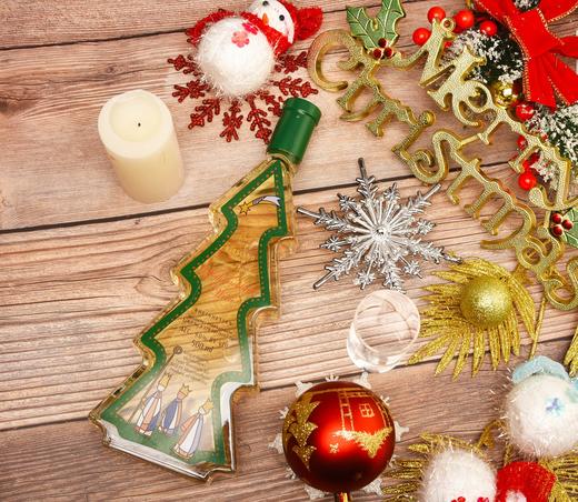 【清仓】圣诞树雷司令甜白葡萄酒 正宗圣诞酒500ml女士小甜酒 商品图4