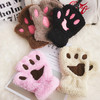 冬季可爱猫爪半指手套卡通加绒保暖韩版百搭可爱卡通猫爪女 商品缩略图3