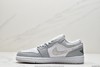 耐克Nike Air Jordan 1 Low Silver Toe黑银AJ1低帮潮流缓震运动休闲板鞋CQ9828-131男女鞋 商品缩略图2