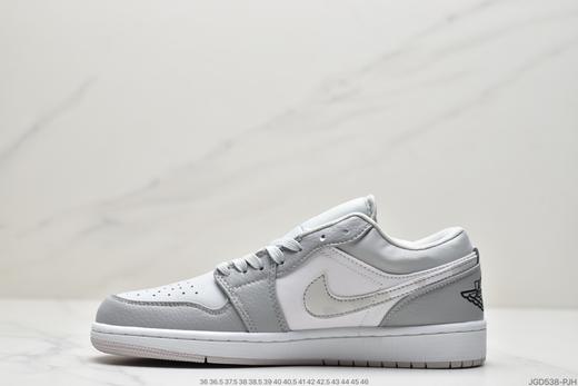 耐克Nike Air Jordan 1 Low Silver Toe黑银AJ1低帮潮流缓震运动休闲板鞋CQ9828-131男女鞋 商品图2