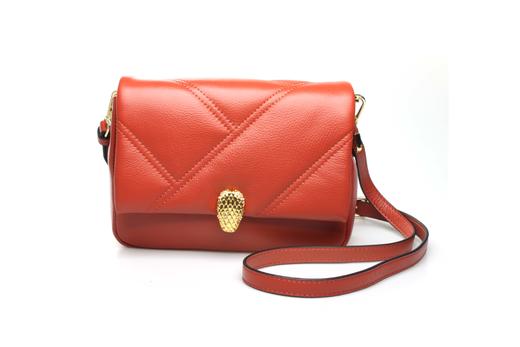 豪麟名鞋奥莱迪嘉女装牛皮革TWPB12VD209橙色  原价1660元 商品图0