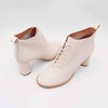 LFGJ  20004 秋冬设计师新款圆头系带英伦风时尚百搭减龄小短靴 商品缩略图1
