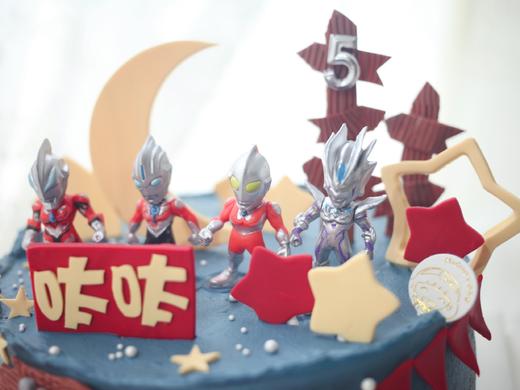 男孩蛋糕 小男孩心中YYSD 星球奥特曼 商品图1