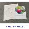【有步骤、大彩图】杨冬冬工笔画白描底稿圆形小品《雨后》牡丹蝴蝶初学者临摹花鸟线稿HD39 商品缩略图2