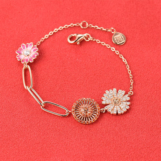 【采购专享】宫里的世界&BYJ   菊芷芳华小雏菊手链 商品图0