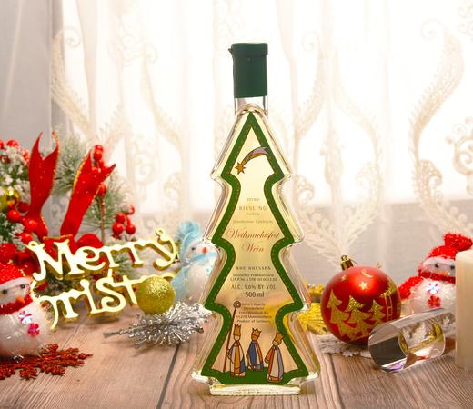 【清仓】圣诞树雷司令甜白葡萄酒 正宗圣诞酒500ml女士小甜酒 商品图3