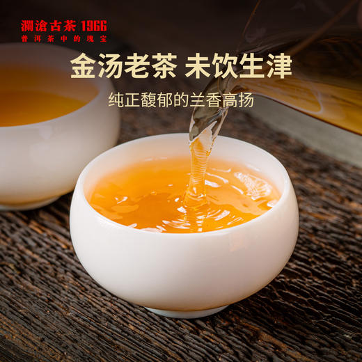 澜沧古茶2009年压制景迈古粗时光仓老茶七子饼茶普洱茶生茶云南茶叶盒装345g 商品图2