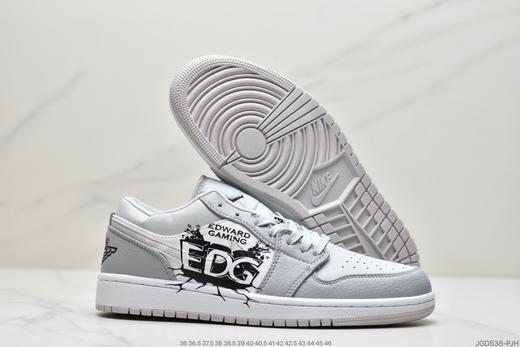 耐克Nike Air Jordan 1 Low Silver Toe黑银AJ1低帮潮流缓震运动休闲板鞋CQ9828-131男女鞋 商品图4