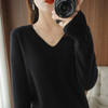 2021秋冬新款时尚V领针织打底衫13色可选 商品缩略图5