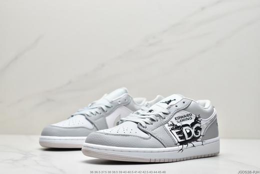 耐克Nike Air Jordan 1 Low Silver Toe黑银AJ1低帮潮流缓震运动休闲板鞋CQ9828-131男女鞋 商品图3