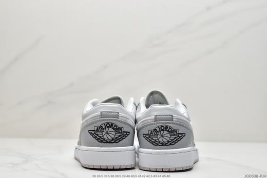 耐克Nike Air Jordan 1 Low Silver Toe黑银AJ1低帮潮流缓震运动休闲板鞋CQ9828-131男女鞋 商品图5