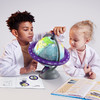 【黑金专享】科学罐头3合1高清发光世界地球仪儿童中小学生用地理摆件灯20cm大 商品缩略图2