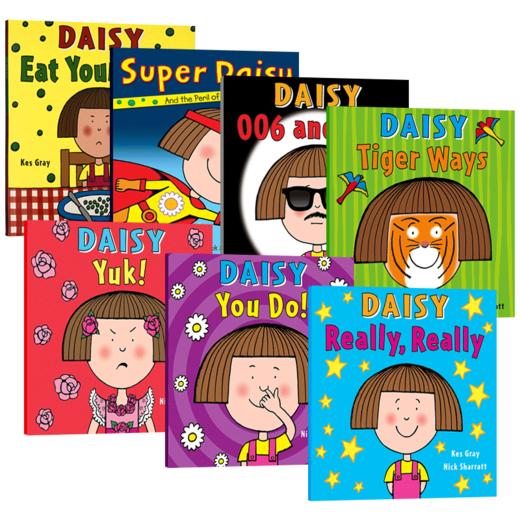 鬼马精灵黛西7本套装 英文原版绘本 Daisy 吴敏兰书单 Kes Gray 创意教学 英文版儿童启蒙读物 进口英语儿童图画故事书籍 商品图0