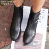 【活动价】安启美奈粗跟复古尖头百搭时装女靴52183 商品缩略图1
