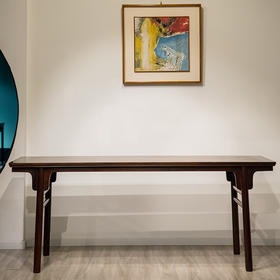 红木独板夹头榫刀牙板平头案