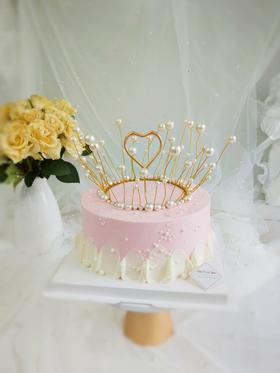 定制款蛋糕 - 珍珠皇冠