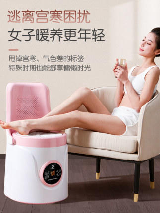 坐灸仪艾灸家用仪器宫寒熏蒸仪艾灸凳椅子坐垫艾灸座椅靠背熏蒸桶 干湿两用【艾灸仪器】 商品图0